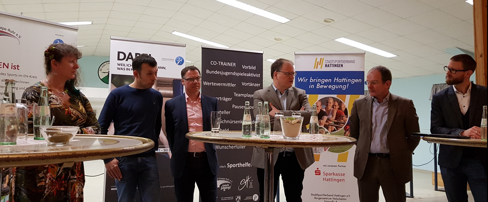 Staatssekretärin Andrea Milz bei einer Podiumsdiskussion in Ennepe Ruhr.