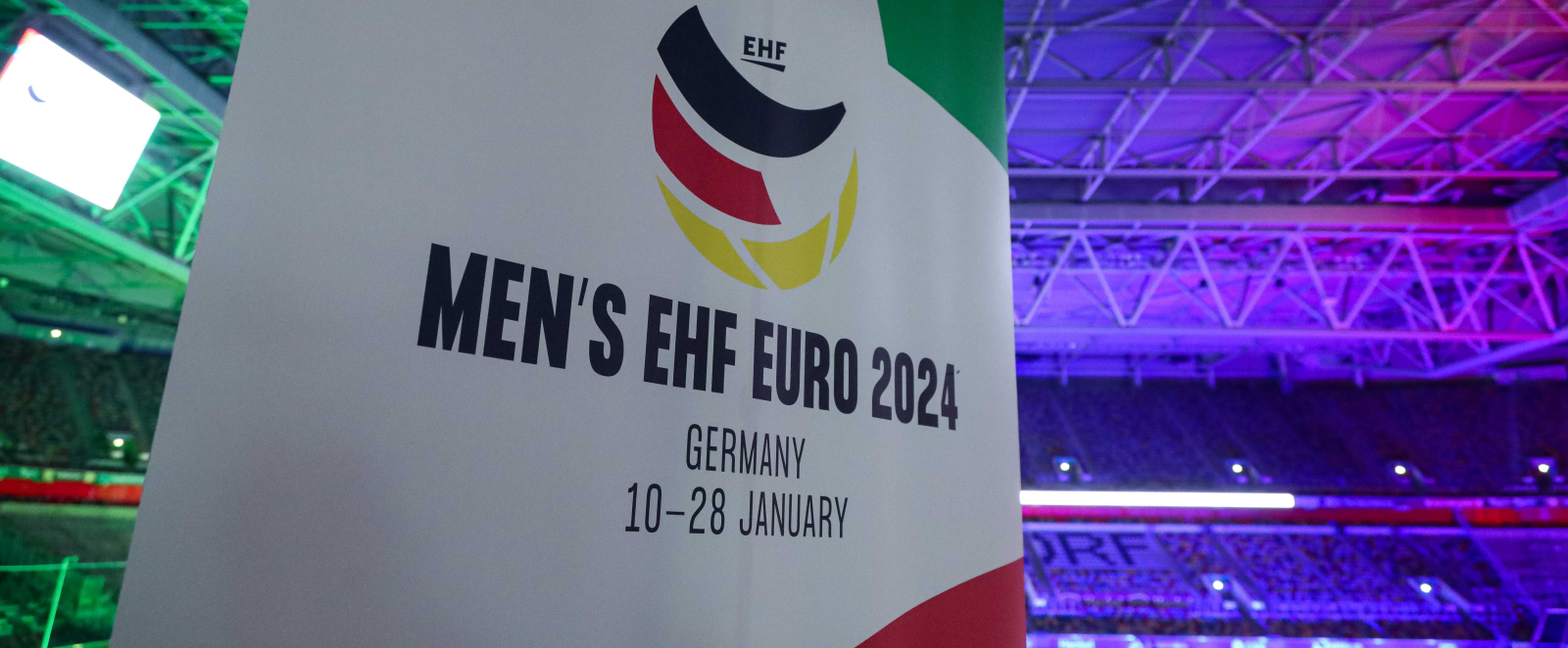 Banner der EHF EURO 2024