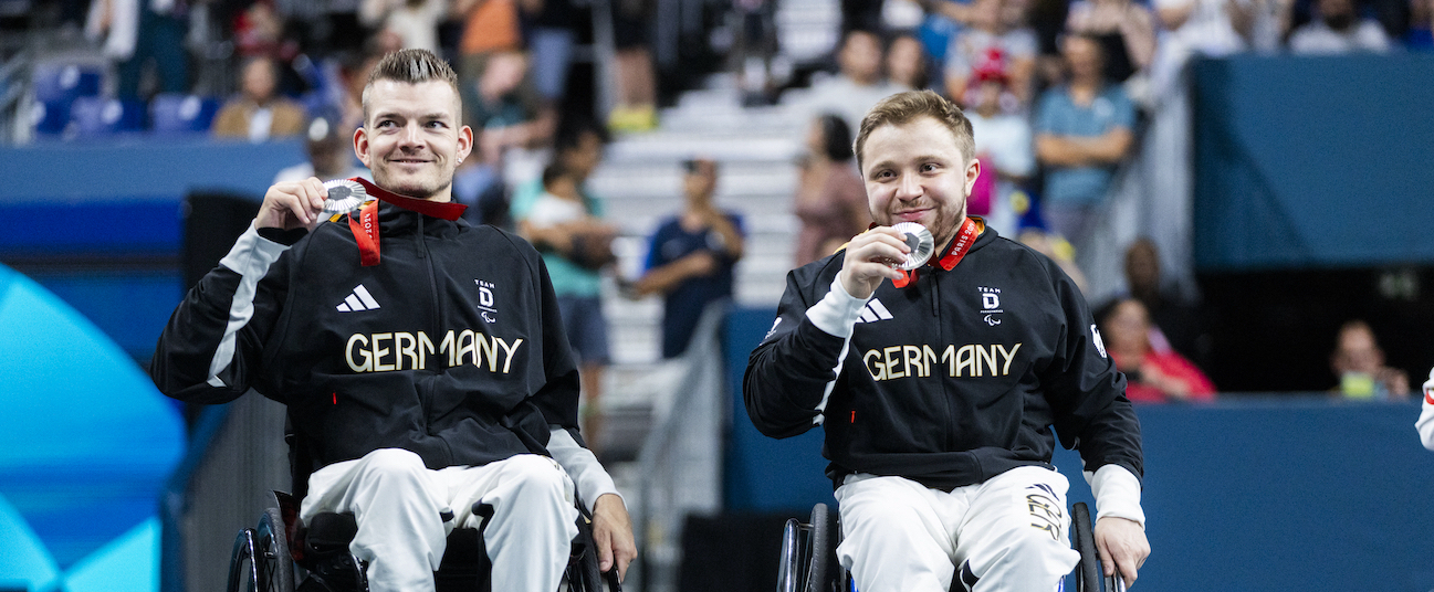 Silber für Para Tischtennis-Doppel Baus und Schmidberger