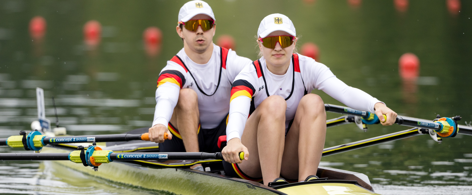 KRUMBEIN UND HELMICH HOLEN EINZIGE DEUTSCHE RUDERMEDAILLE