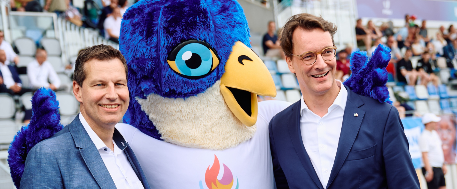 Hendrik Wüst Im Lohrheidestadion