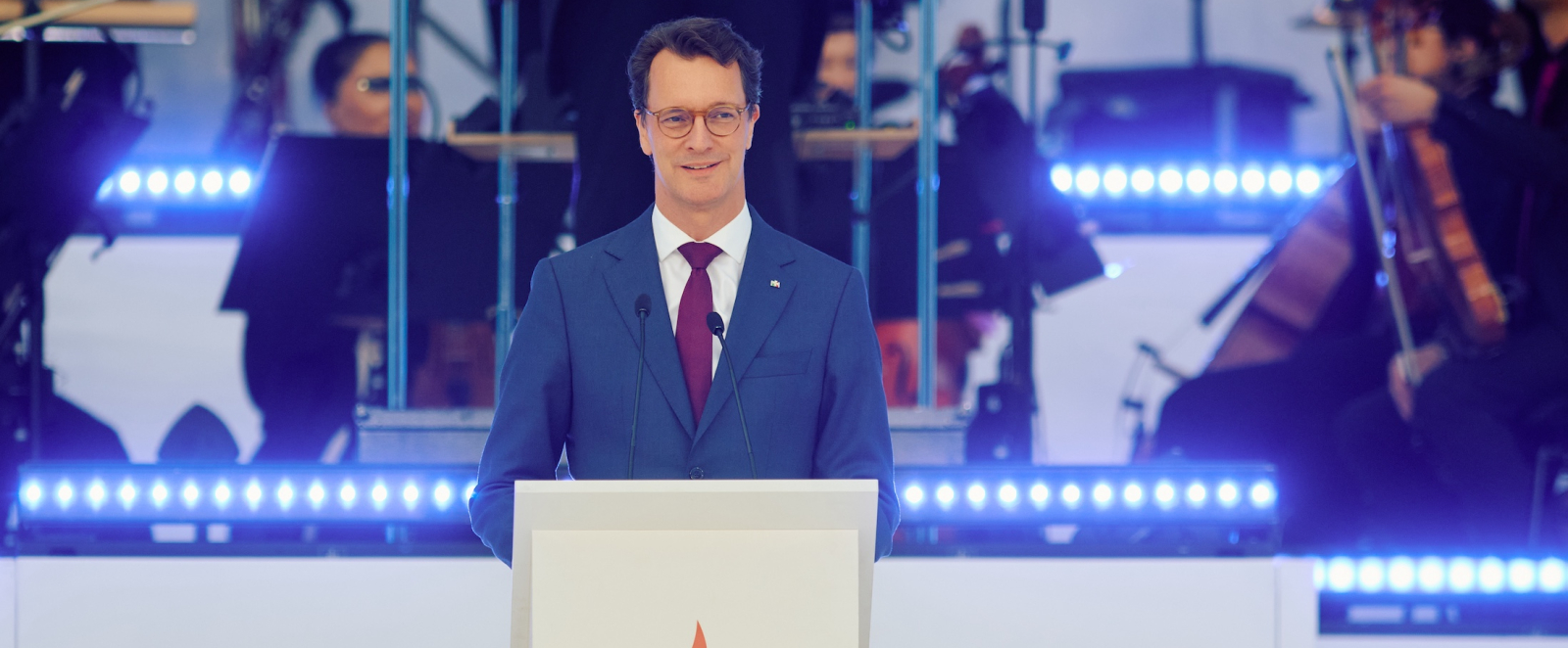 Ministerpräsident Wüst bei der Eröffnung