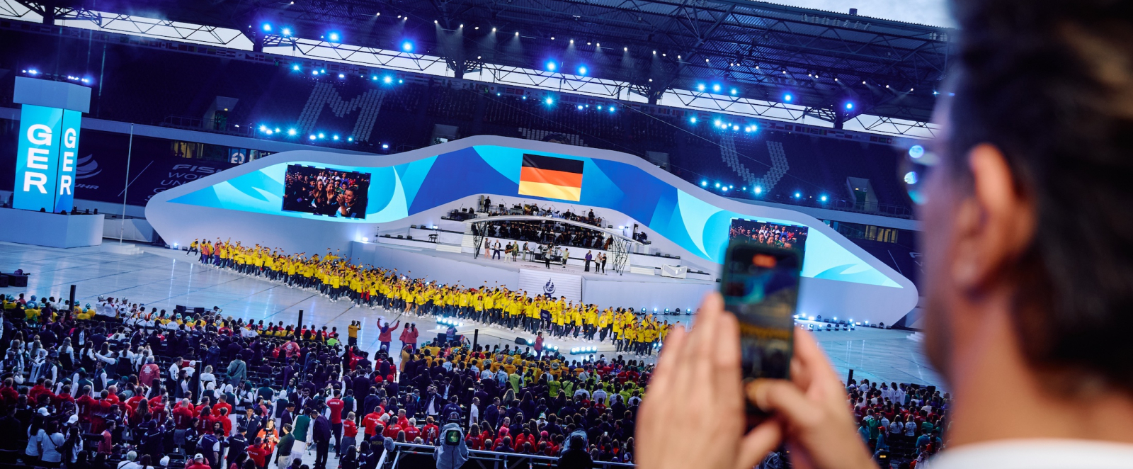 Ein Bild von der Eröffnungsfeier