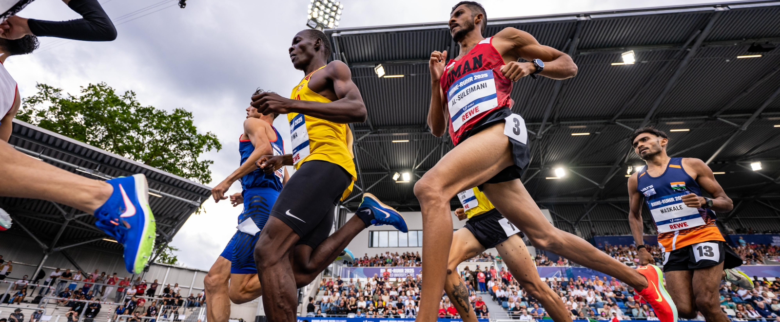 Leichtathleten im Lohrheidestadion