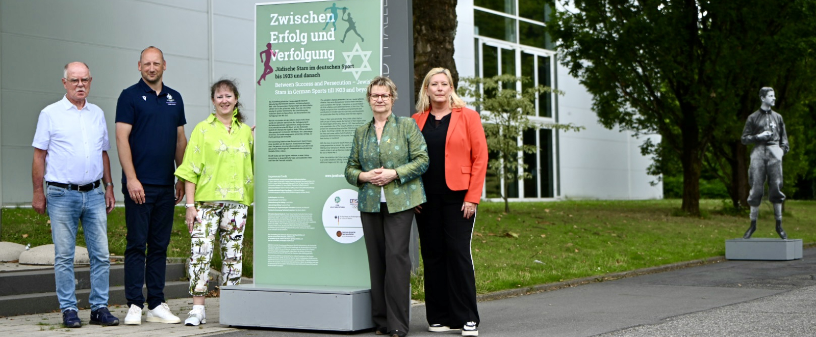 Andrea Milz bei der Eröffnung der Wanderausstellung // Bild: FISU Andrea Bowinkelmann