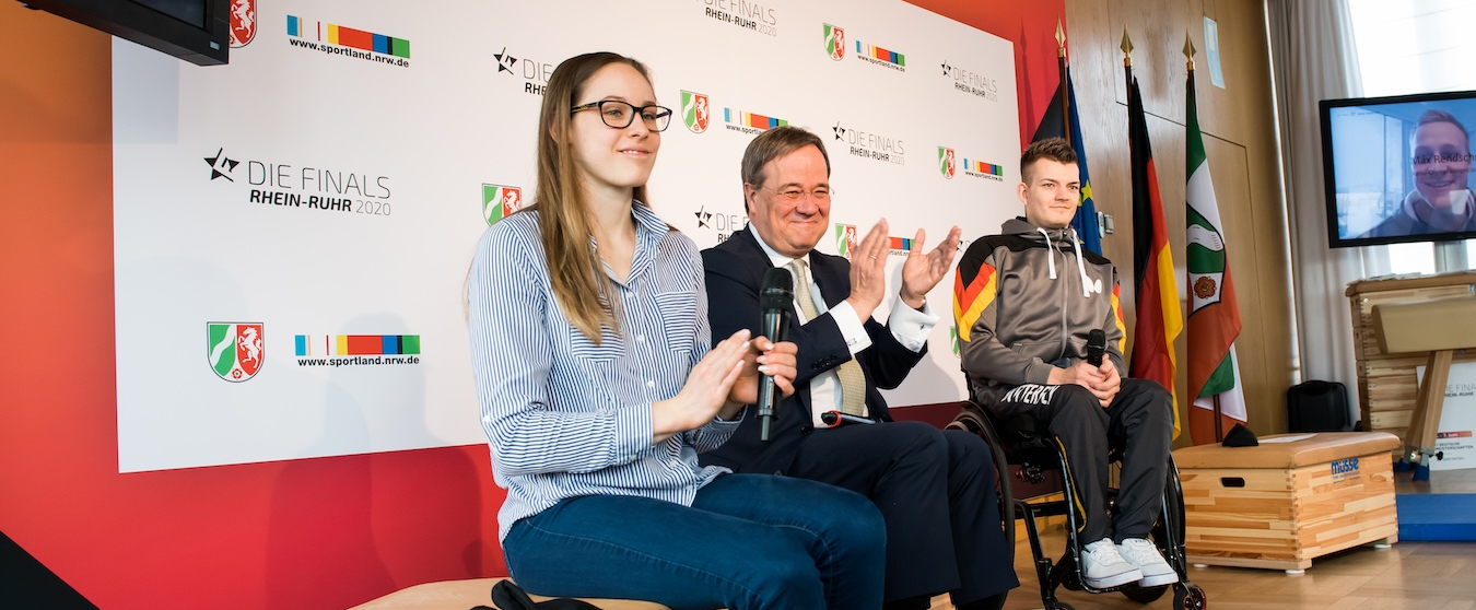 Bei der Pressekonferenz zu den Finals