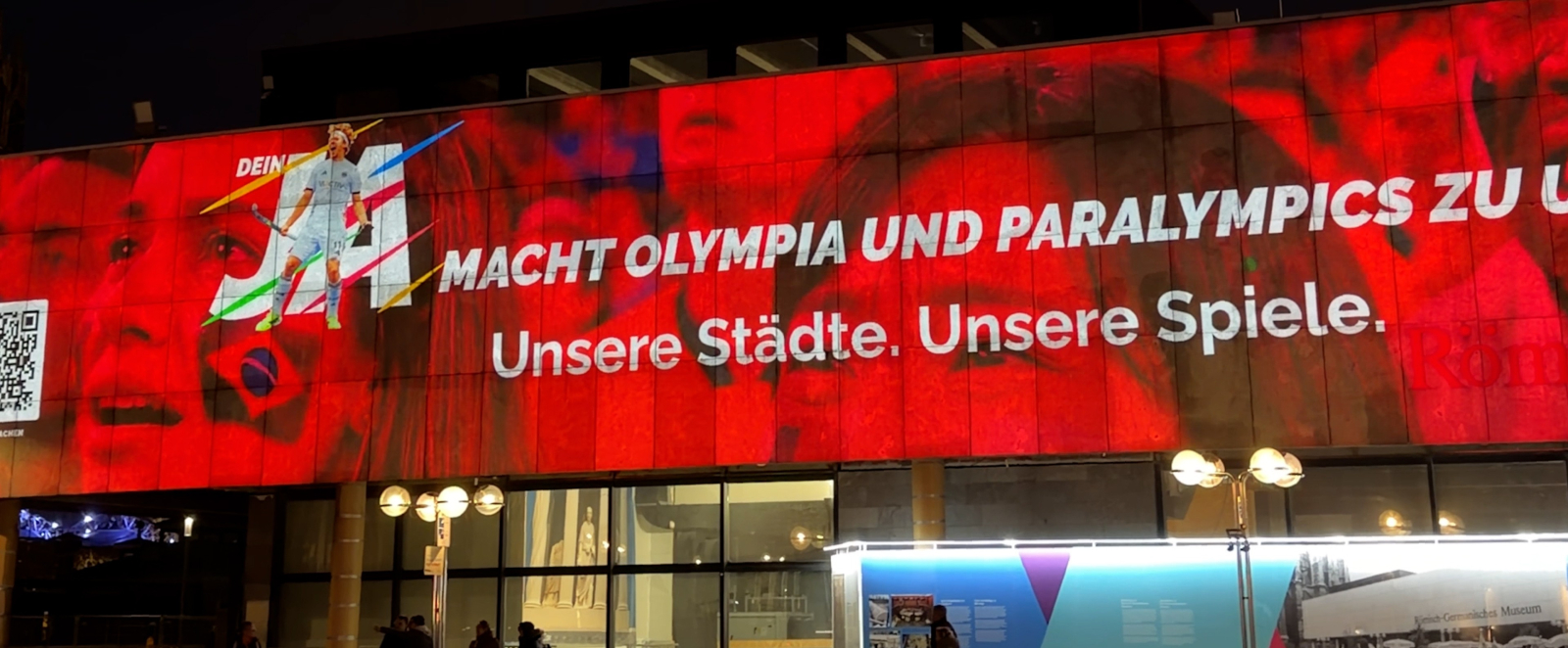 Illumination am Römisch-Germanischen Museum in Köln