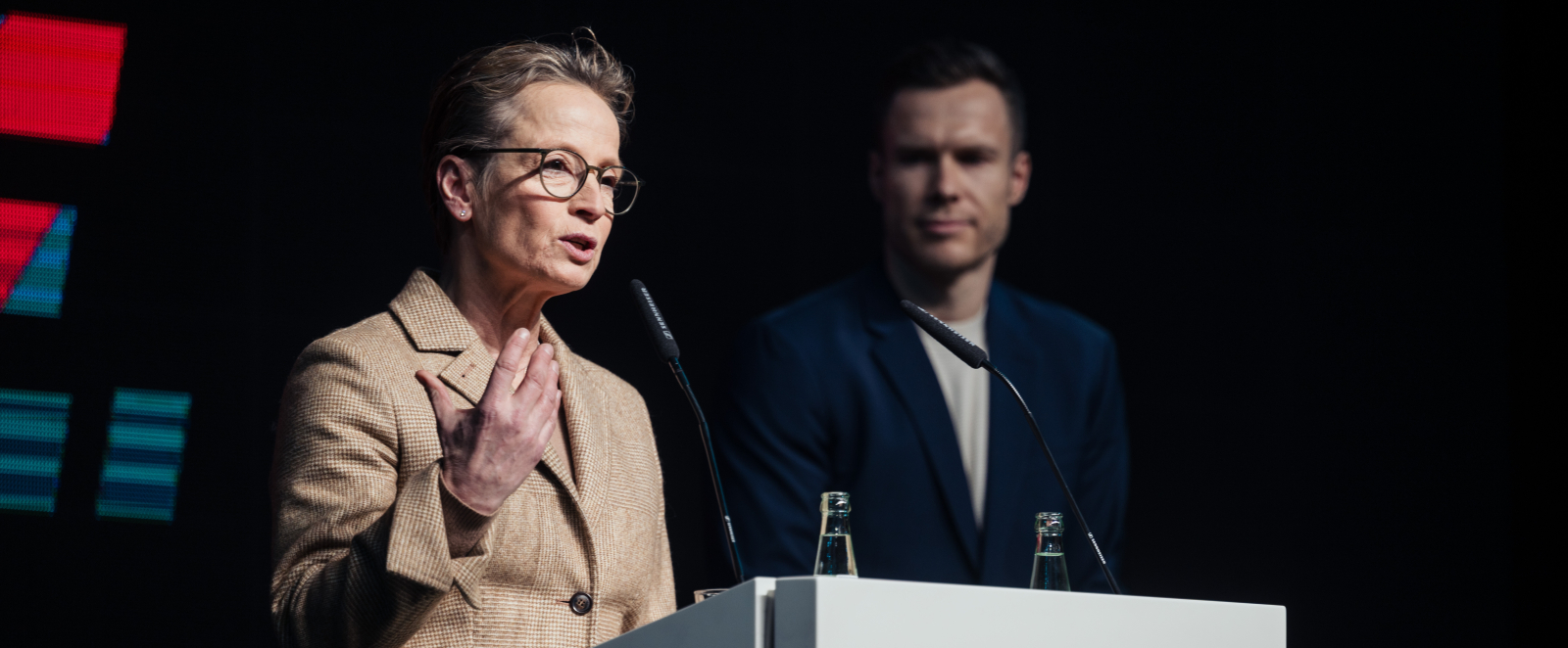 Isabell Werth bei der Pressekonferenz