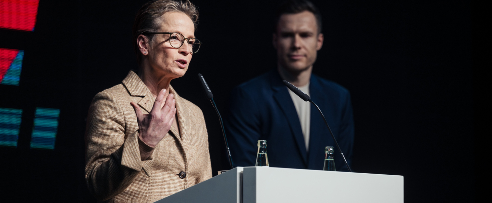 Isabell Werth bei der Pressekonferenz