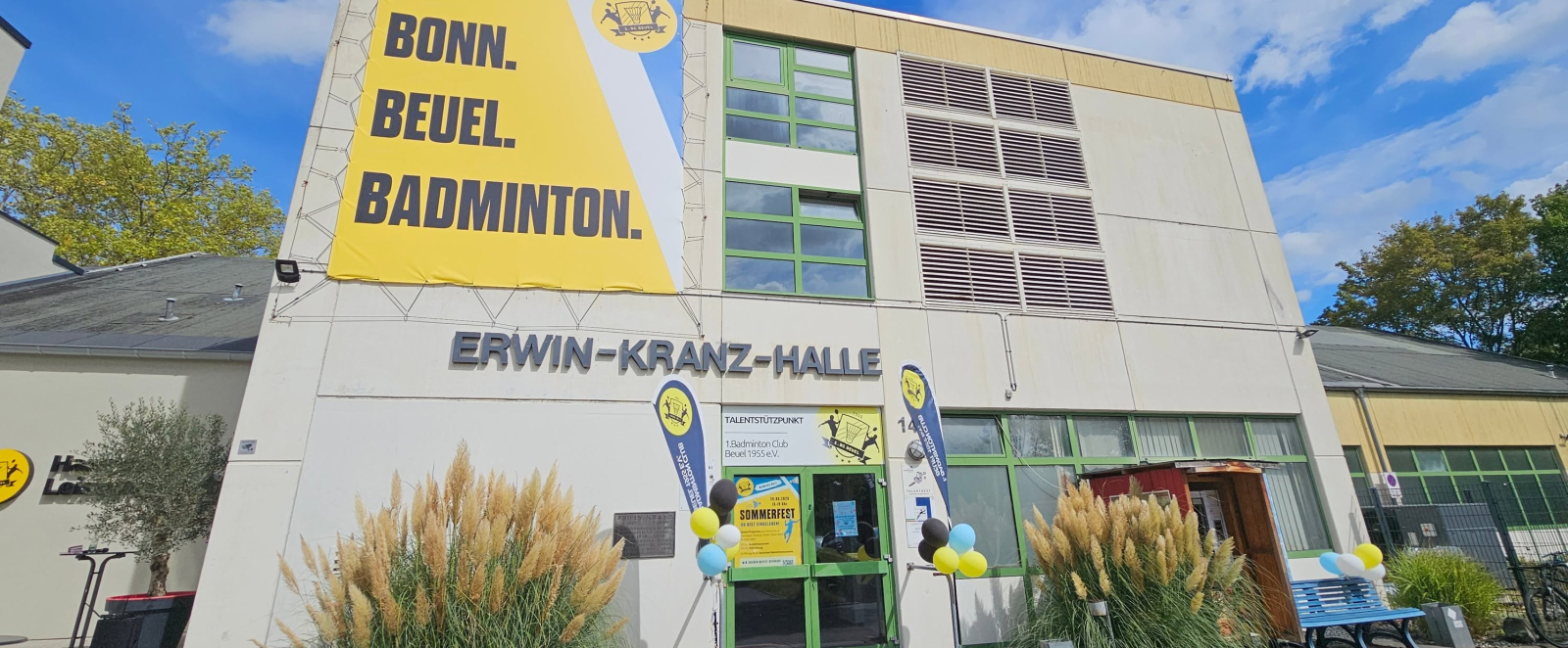 Das 1. Deutschen Badmintonmuseums in Beuel von Außen