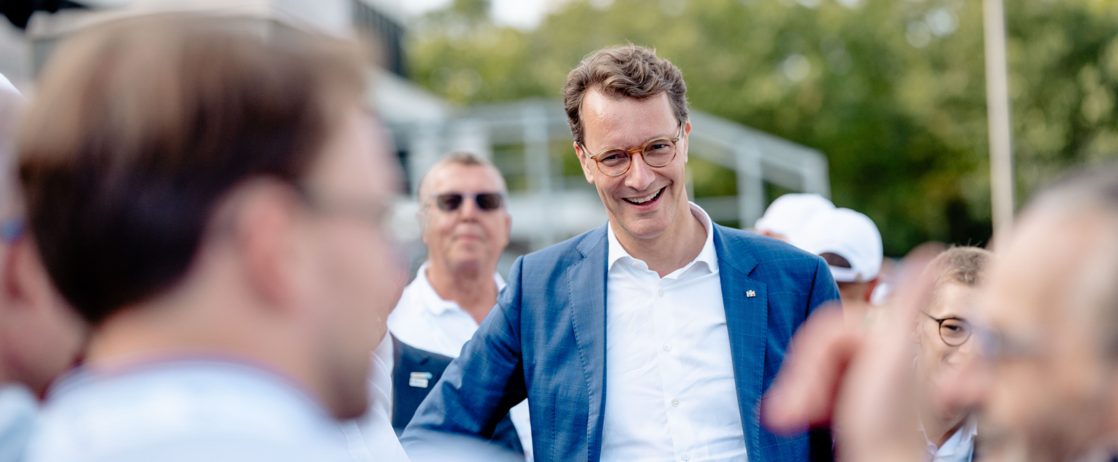 Ministerpräsident Wüst bei der Kanu-Polo-WM