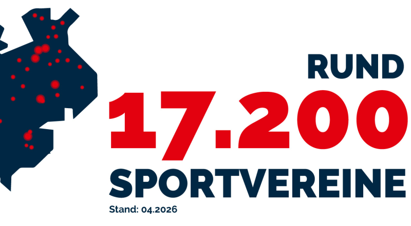 Grafik über die rund 17.200 Sportvereine