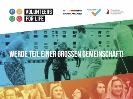 Plakat des Projekts Volunteers For Life