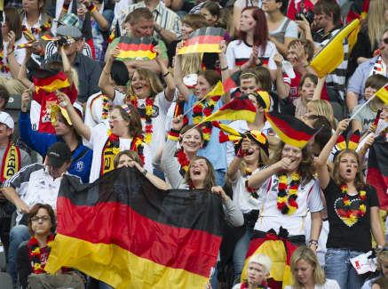 Deutschland-Fans beim Public Viewing