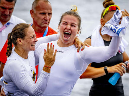 Bronze nach Silber: Hake Dritte im Kajak-Zweier