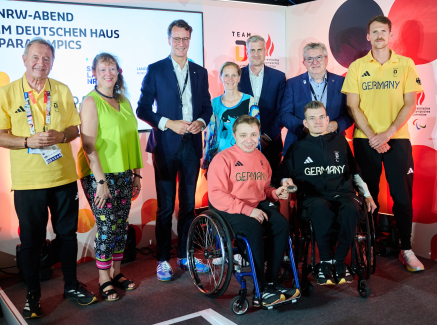 Stimmungsvoller NRW-Abend im Deutschen Haus bei Paralympics in Paris