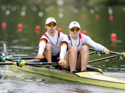 Krumbein und Helmich holen einzige deutsche Rudermedaille