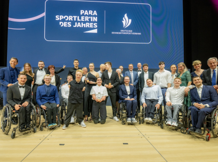 Gruppenfoto aller Geehrten bei der DBS Gala