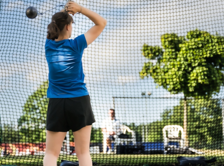 Charlotte Jochmann beim Training