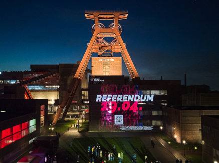 Illumination der Zeche Zollverein