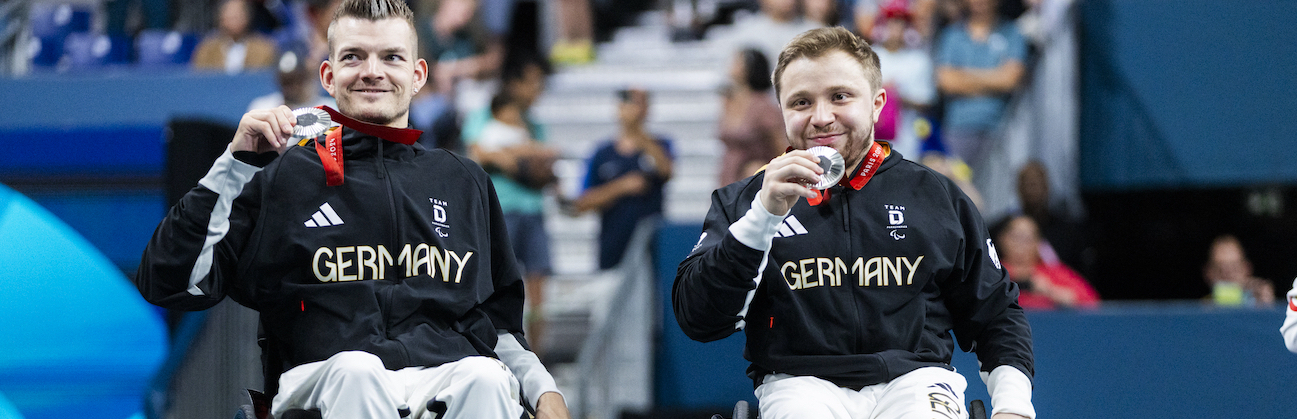 Silber für Para Tischtennis-Doppel Baus und Schmidberger