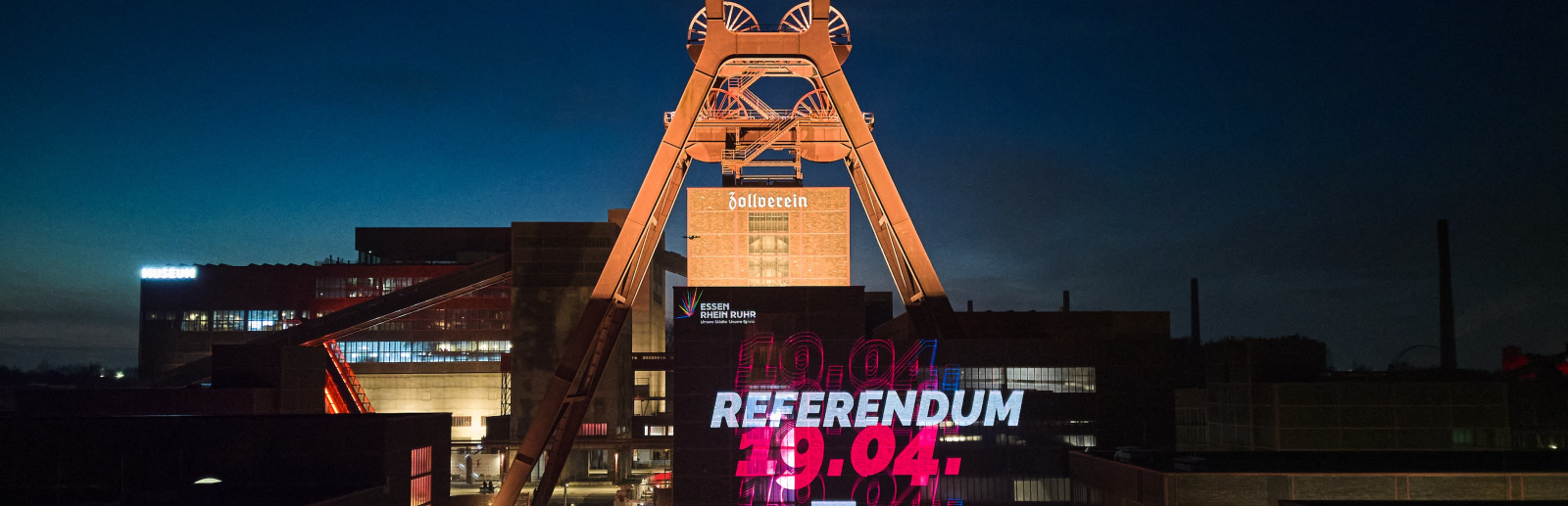 Illumination der Zeche Zollverein