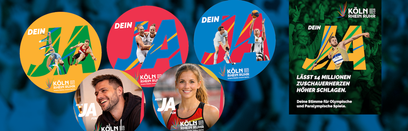 Grafik zur Olympiabewerbung NRW