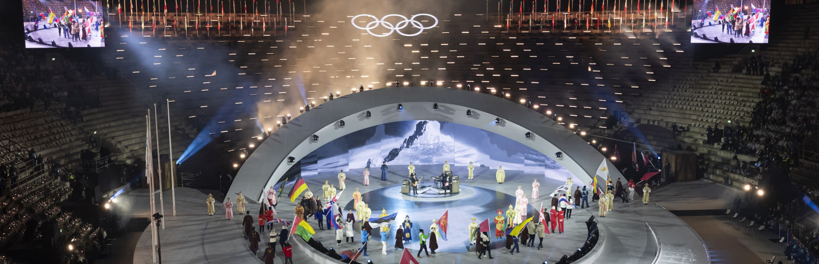 Abschlussfeier Olympische Winterspiele in Mailand Cortina