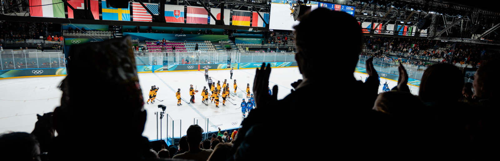 Wüst beim Eishockey bei den Olympischen Spielen