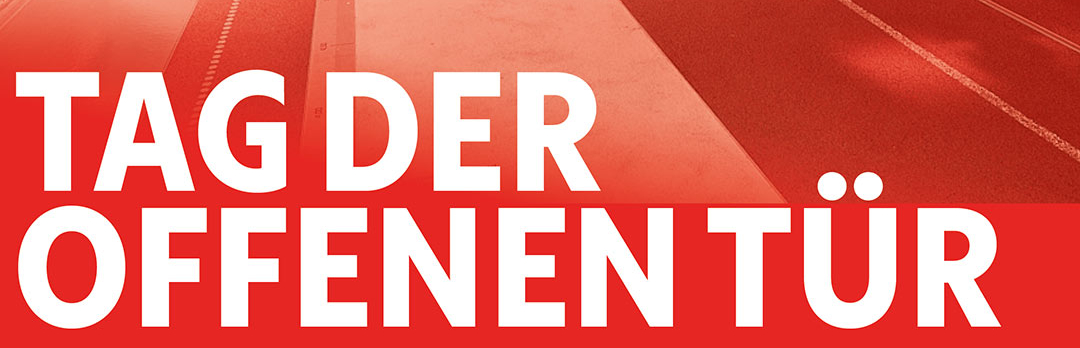 Grafik mit Informationen zum Tag der Offenen Tür+