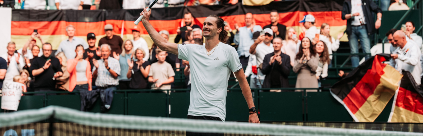 Alexander Zverev beim Davis Cup in Halle/Westfalen