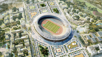 Modulares Stadion in der Übersicht