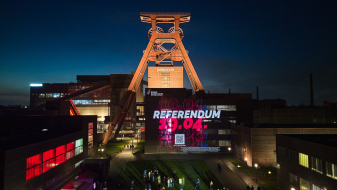 Illumination der Zeche Zollverein