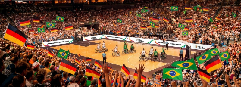 Rollstuhl-Basketball in der LANXESSarena