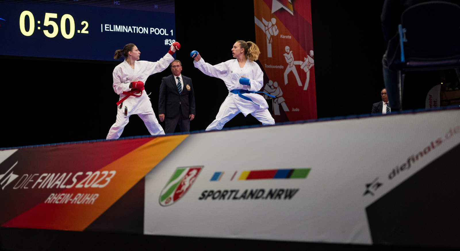 Karate bei den Finals 2023 in Rhein-Ruhr