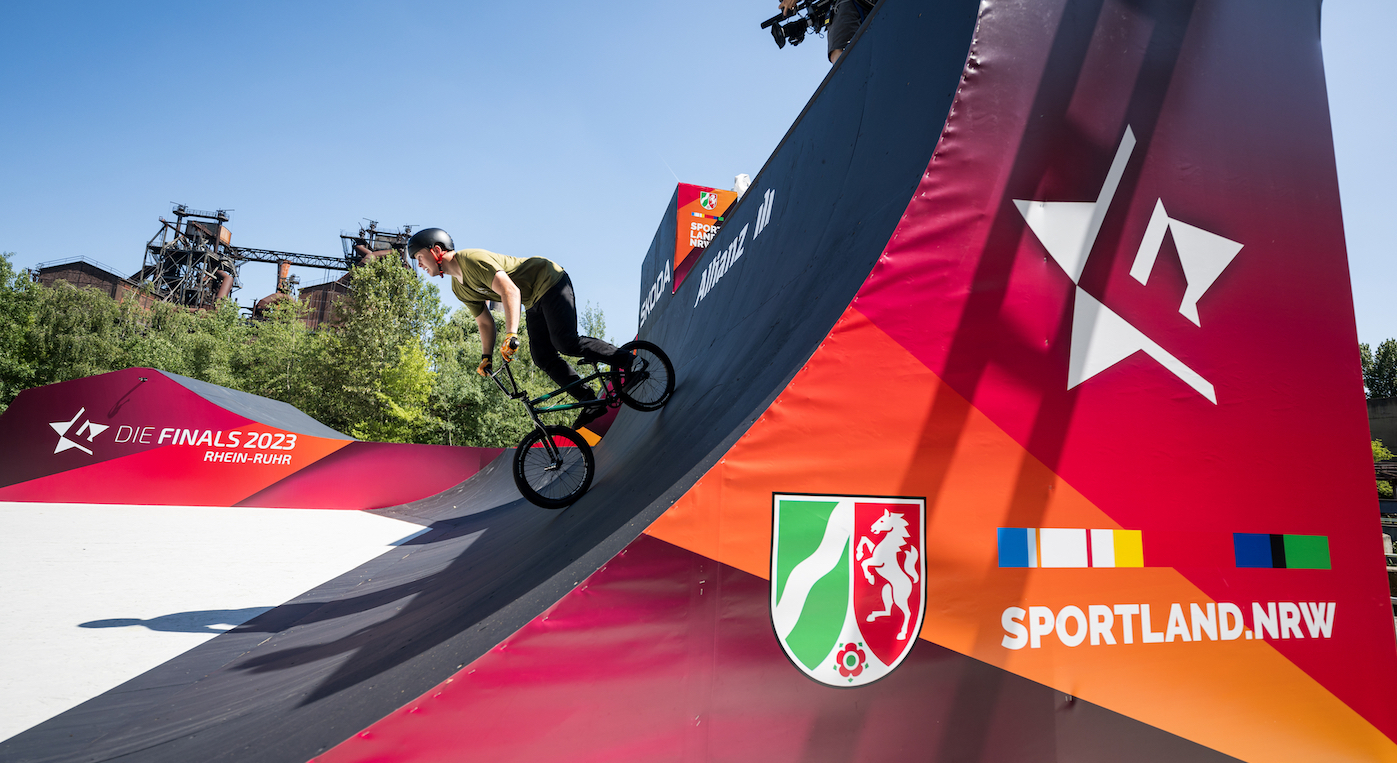 BMX-Sportler bei den Finals 2023