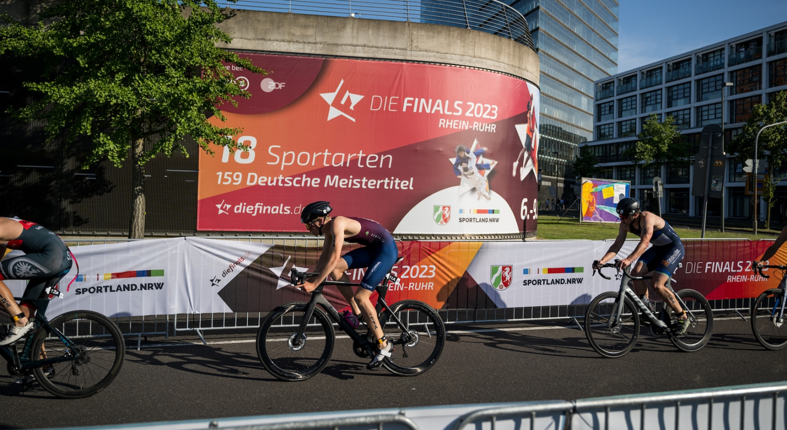 Triathleten bei den Finals